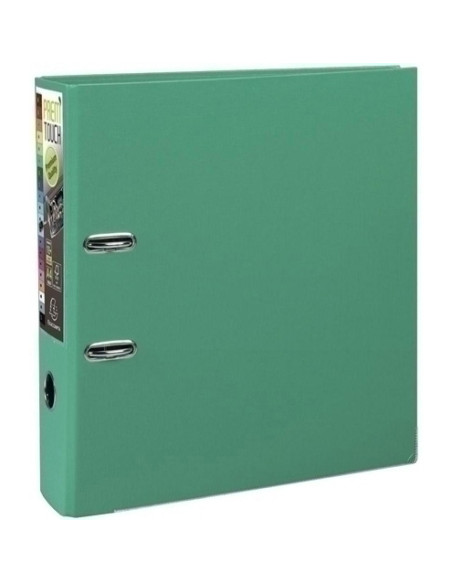 ARCHIVADOR palanca EXACOMPTA PREM TOUCH FORRADO PP RADO A4 80mm VERDE
