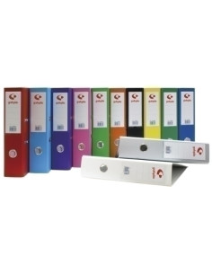 ARCHIVADOR palanca GRAFOPLAS GRAFCOLOR 2mm con RADO F 75mm BLANCO