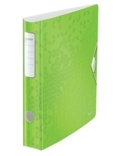 ARCHIVADOR palanca LEITZ WOW ACTIVE A4 180 50mm VERDE METALIZADO