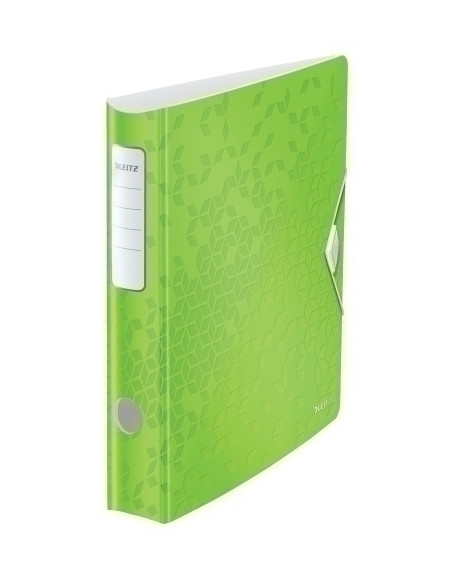 ARCHIVADOR palanca LEITZ WOW ACTIVE A4 180 50mm VERDE METALIZADO
