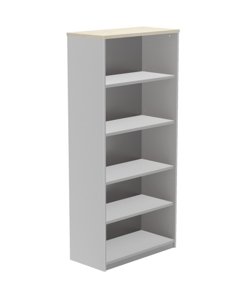 ARMARIO ROCADA ABIERTO 195x90x45 ESTRUCTURA ALUMINIO Y TAPA HAYA