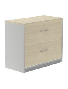 ARMARIO ROCADA CARPETERO 78x90x45 ESTRUCTURA ALUMINIO FRONTAL Y TAPA HAYA