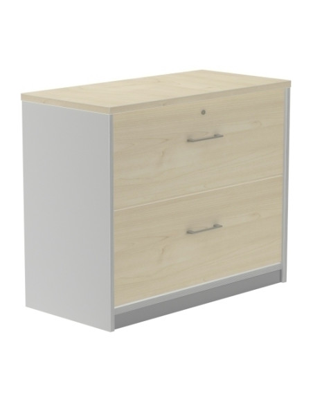 ARMARIO ROCADA CARPETERO 78x90x45 ESTRUCTURA ALUMINIO FRONTAL Y TAPA HAYA