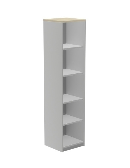 ARMARIO ROCADA COLUMNA 195x45x45 ESTRUCTURA ALUMINIO Y TAPA HAYA