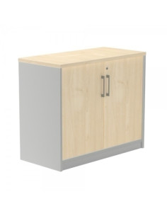 ARMARIO ROCADA CON PUERTAS 78x90x45 ESTRUCTURA ALUMINIO PUERTAS Y TAPA HAYA