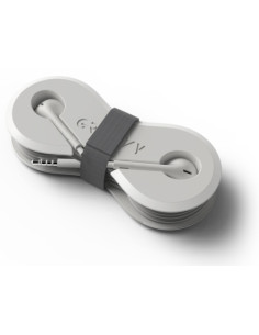 AURICULARES GROOVY DE BOTON CON CONECTOR MINI JACK MICROFONO INTEGRADO BLANCO