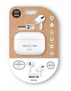 AURICULARES TECH-ONE-TECH SIUX10 BLUETOOTH MICROFONO INTEGRADO BLANCO
