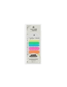 BANDERITAS ADHESIVAS CARCHIVO INGENIOX SHAPES COLORES NEON