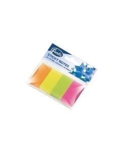 BANDERITAS ADHESIVAS FOROFIS 20x50 COLORES NEON PACK de 4 4x40h