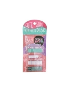 BANDERITAS ADHESIVAS MOOVING DISEÑOS 12x45mm BLISTER de 6