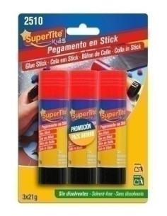 BARRA PEGAMENTO SUPERTITE 21g BLISTER DE 3