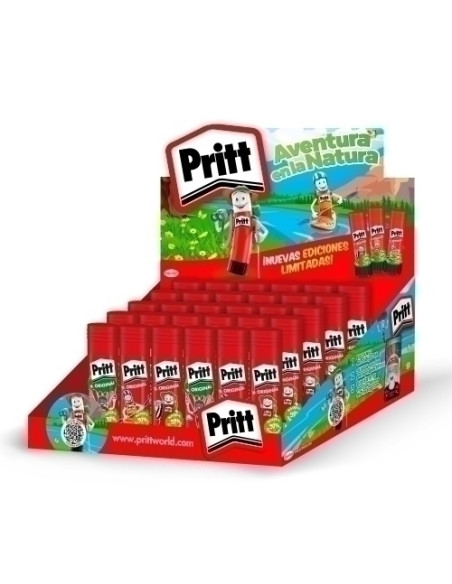 BARRA de PEGAMENTO PRITT 43g GRANDE EXPOSITOR de 30