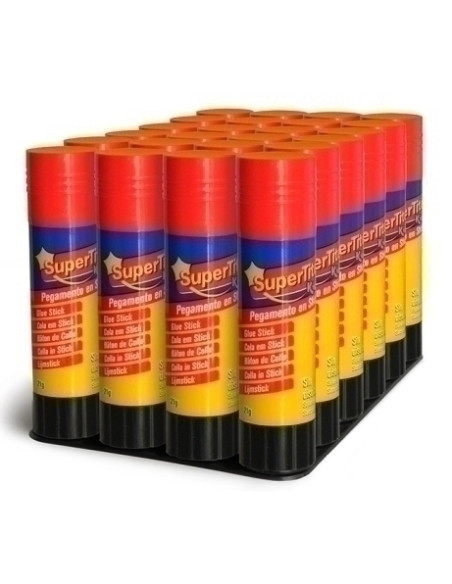 BARRA de PEGAMENTO SUPERTITE 21g BANDEJA de 24