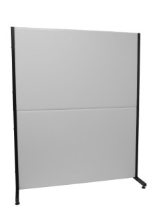 BIOMBO PIQUERAS Y CRESPO VALDEGANGA DESMONTABLE TAPIZADO SIMILPIEL GRIS CLARO