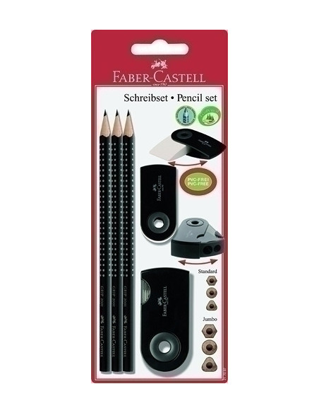 BLISTER ESCRITURA FABER-CASTELL GRIP 2001