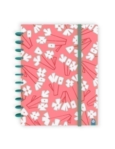 BLOC CARCHIVO INGENIOX LIMITED EDITION 2 tapa PP A4 100h 100g HORIZONTAL ROSA