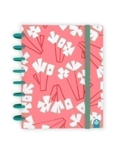 BLOC CARCHIVO INGENIOX LIMITED EDITION 2 tapa PP A5 100h 100g HORIZONTAL ROSA