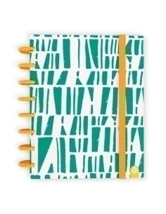 BLOC CARCHIVO INGENIOX LIMITED EDITION 2 tapa PP A5 100h 100g HORIZONTAL VERDE