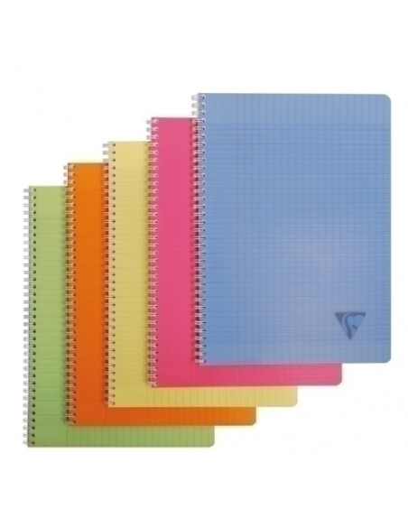 BLOC CLAIREFONTAINE MIMESYS POLIPROPILENO NEON MICROPERFORADO A4 120h 5x5 90g