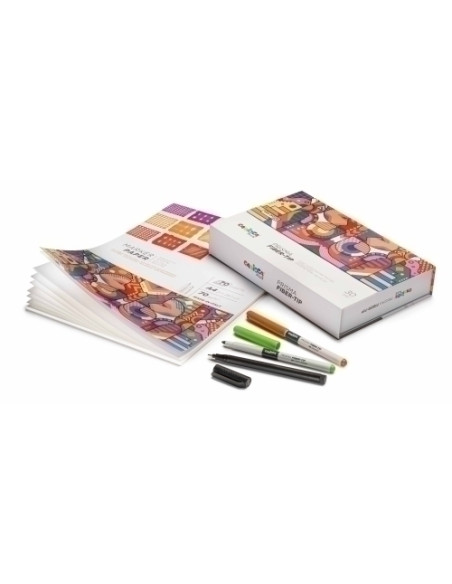 BLOC DE DIBUJO CARIOCA PLUS ENCOLADO TECNICAS SECAS A4 70g 70h