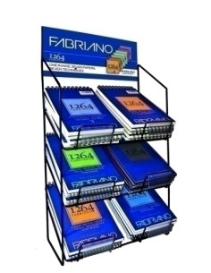 BLOC DE DIBUJO FABRIANO 1264 SURTIDO EXPOSITOR SOBREMESA DE 70