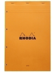BLOC DE NOTAS CLAIREFONTAINE RHODIA TAPA BLANDA 21x31 80h 8 NARANJA