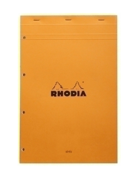 BLOC DE NOTAS CLAIREFONTAINE RHODIA TAPA BLANDA 21x31 80h 8 NARANJA