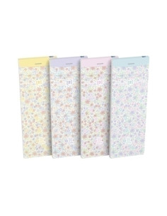 BLOC DE NOTAS OXFORD FLORAL 74x210 80h HORIZONTAL COLSUR4