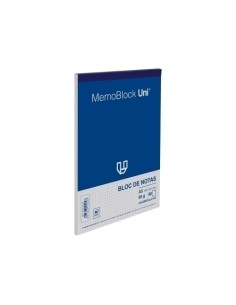 BLOC DE NOTAS UNIPAPEL MEMOBLOC A5 80h 60g CP4