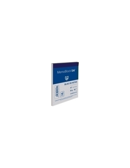BLOC DE NOTAS UNIPAPEL MEMOBLOC A7 80h 60g CP4
