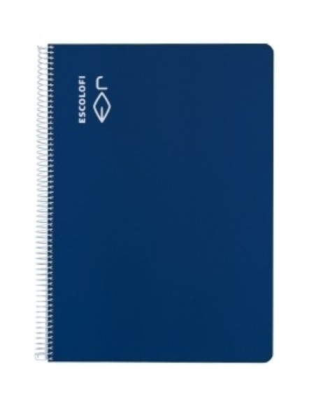BLOC ESCOLOFI tapa DURA F 50h CUADRIC5x5 70g AZUL