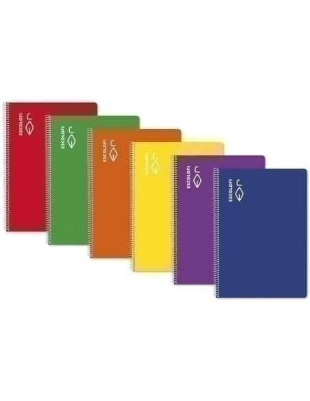 BLOC ESCOLOFI tapa DURA F 50h CUADRIC8x8 70g CMARGEN VIOLETA