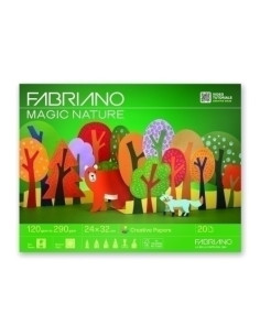 BLOC FABRIANO MANUALIDADES 20h MAGIC NATURE