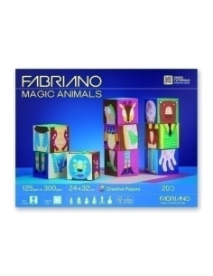 BLOC FABRIANO MANUALIDADES 20hMAGIC ANIMALS