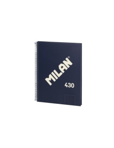 BLOC MILAN 430 serie 1918 tapa EXTRA A4 80h LISO 95g AZUL