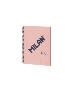 BLOC MILAN 430 serie 1918 tapa EXTRA A4 80h LISO 95g ROSA