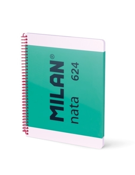 BLOC MILAN NATA 624 since 1918 tapa EXTRA A4 80h HORIZONTAL 95g VERDE