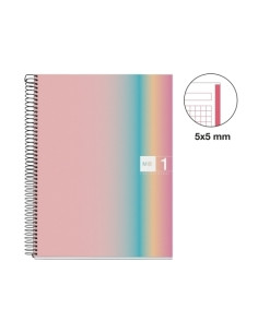 BLOC MIQUELRIUS AURORA NOTEBOOK 1 microtapa DURA A4 80h 90gr CUADRIC5x5 WEST BAY