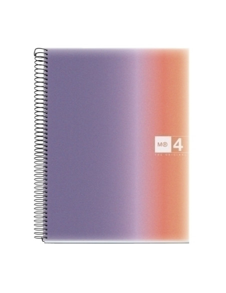 BLOC MIQUELRIUS AURORA NOTEBOOK 4 microtapa PP A4 120h 70g CUADRIC5x5 PROVENCE