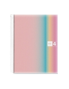 BLOC MIQUELRIUS AURORA NOTEBOOK 4 microtapa PP A4 120h 70g CUADRIC5x5 WEST BAY