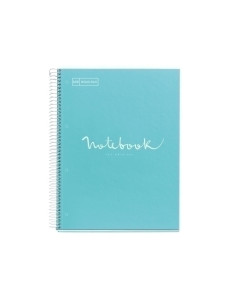 BLOC MIQUELRIUS EMOTIONS NOTEBOOK 1 microtapa EXTRA A4 80h 90g DOTS AZUL CIELO