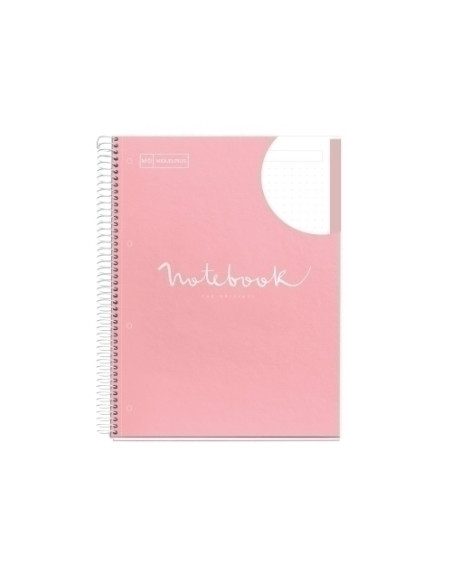 BLOC MIQUELRIUS EMOTIONS NOTEBOOK 1 microtapa EXTRA A4 80h 90g DOTS ROSA