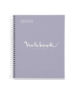 BLOC MIQUELRIUS EMOTIONS NOTEBOOK 1 microtapa EXTRA A5 80h 90g CUADRIC5x5 GRIS