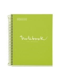 BLOC MIQUELRIUS EMOTIONS NOTEBOOK 1 microtapa EXTRA A5 80h 90g CUADRIC5x5 LIMA