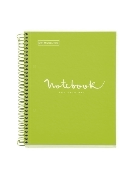 BLOC MIQUELRIUS EMOTIONS NOTEBOOK 1 microtapa EXTRA A5 80h 90g CUADRIC5x5 LIMA