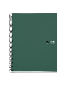 BLOC MIQUELRIUS THE ORIGINAL NOTEBOOK 6 microtapa PP A4 150h 70g CUADRIC5x5 KAKI