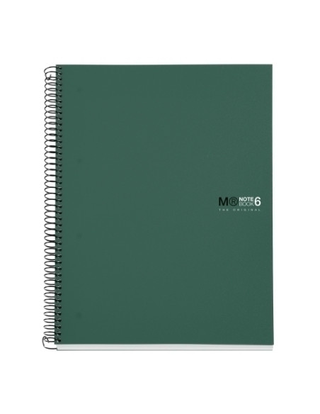 BLOC MIQUELRIUS THE ORIGINAL NOTEBOOK 6 microtapa PP A5 150h 70g CUADRIC5x5 KAKI