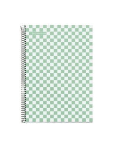 BLOC MIQUELRIUS tapa DURA F 80h 90g CUADRIC4x4 DAMERO VERDE