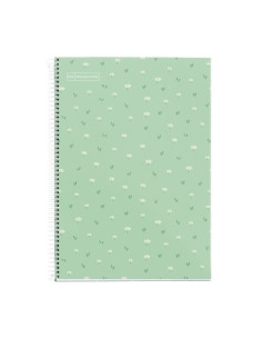 BLOC MIQUELRIUS tapa DURA F 80h 90g CUADRIC4x4 FLORES VERDE