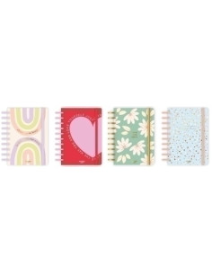 BLOC MOOVING LOOP tapa PP A5 80h 90g HORIZONTAL 4 DISEÑOS SURTIDOS